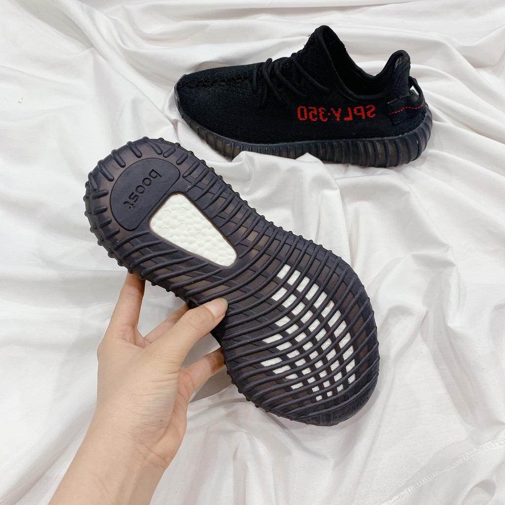 Giày Thể Thao Nam Nữ Ngô Thắng YZ 350 Core Black Red