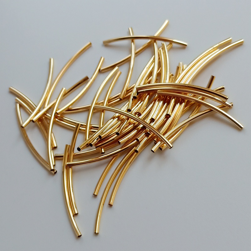 Bộ 10 Khuỷu Tay Mạ Vàng 14K Nhiều Màu Sắc Dùng Làm Đồ Thủ Công DIY