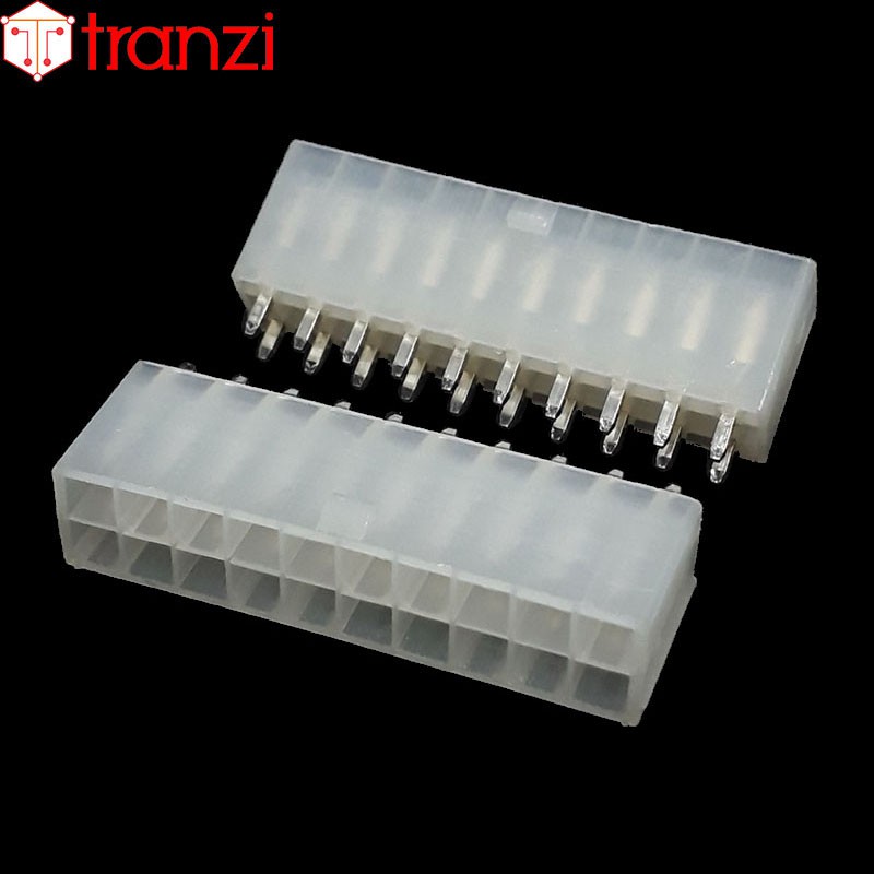 Giắc cắm header 4.2mm 5569 2x10P chân cắm thẳng trắng - túi 5 cái