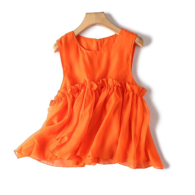 Áo kiểu nữ vải voan mặc trong khoác vest kiểu thời trang