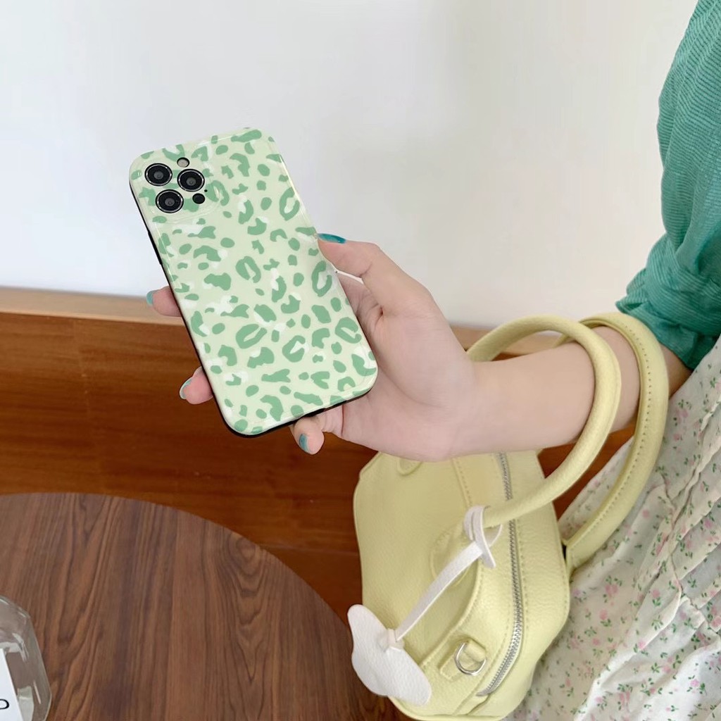 Green leopard Suitable for iphone 7/8 / Se2020 7plus / 8plus Ix Xr Xsmax 11 11pro11promax 12 12mini 12pro 12pro Max soft shell | BigBuy360 - bigbuy360.vn