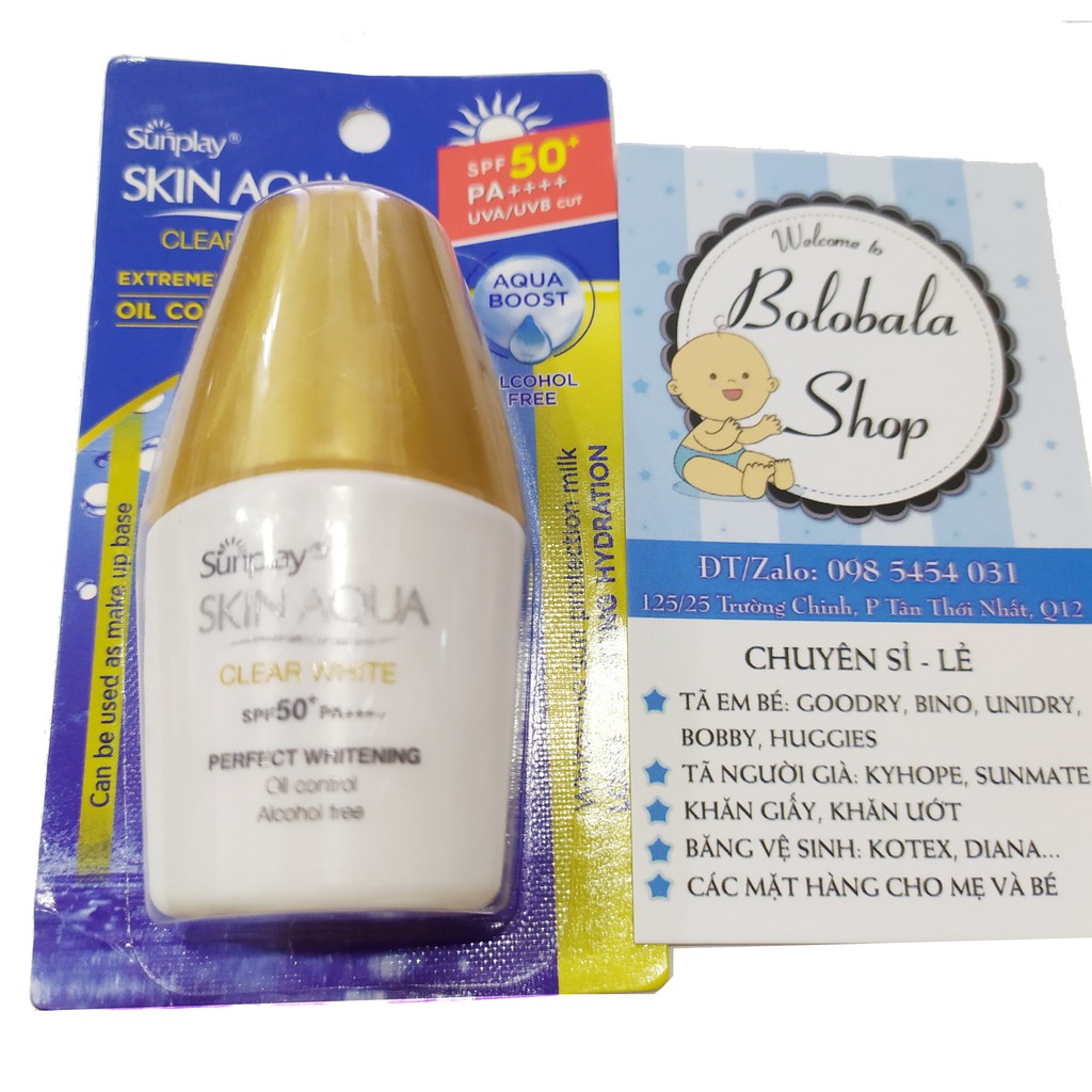 Sữa chống nắng, lotion chống nắng Sunplay Skin Aqua 5g - 15g SPF50+ PA++++