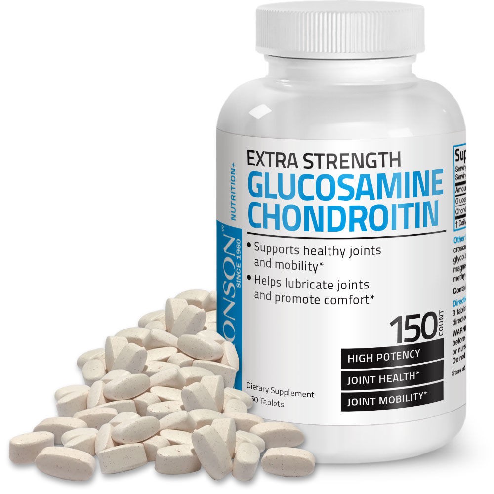 Glucosamine 1500mg Chondroitin 1200mg - 150 viên của Mỹ - Bổ xương khớp