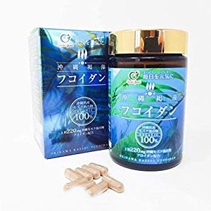 Tảo nâu Okinawa Kassou Fucoidan - Hỗ trợ hạn chế quá trình oxy hóa, giảm mệt mỏi cho người ung thư, tăng đề kháng (150v)