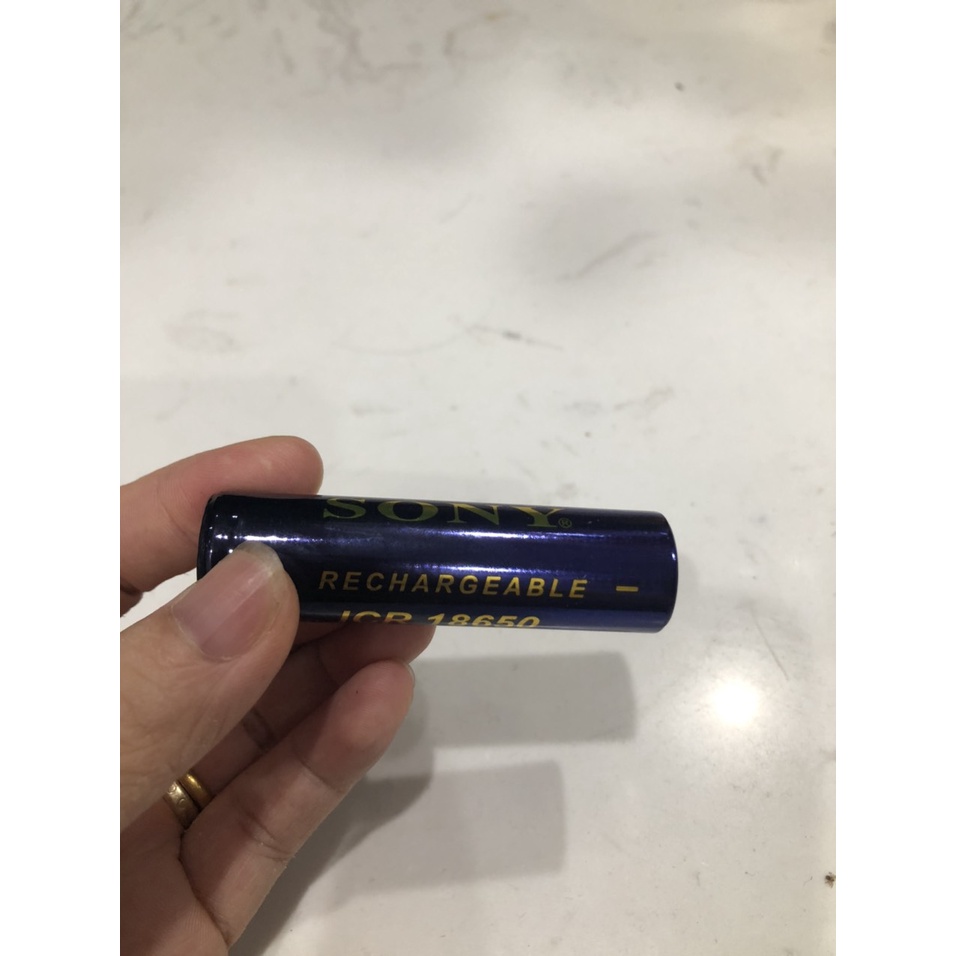 Pin Sạc Lithium Ion 18650 4.2v (10.000mAh) Sony dùng cho đèn pin siêu sáng, máy nghe nhạc, Đài Radio, Cell Pin...