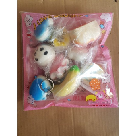 Combo squishy 30 cái từ 4 đến 10cm