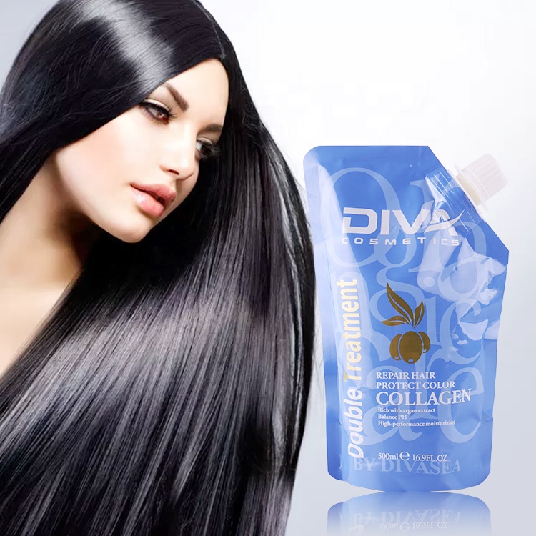 Kem ủ tóc siêu mượt Collagen DIVA Cosmetics Double Treatment 500m