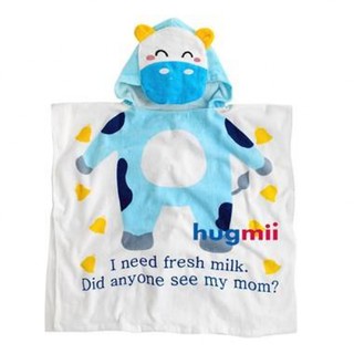 Khăn choàng đi biển, hồ bơi, hay dùng cho bé hóa trang thành những con bò sữa xanh ngộ nghĩnh