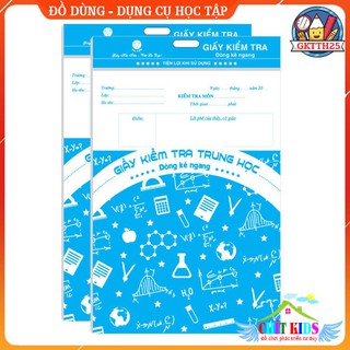 Giấy kiểm tra trung học Hải Tiến 25 tờ đúp