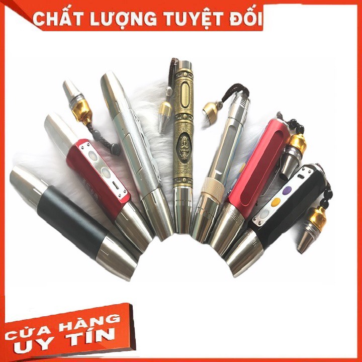 Các loại Đèn soi đá quý ánh sáng mạnh Trắng Vàng Tím - Kèm sạc và Pin , Đầu thu nhỏ sáng - Tặng 1v ruby thô tự nhiên