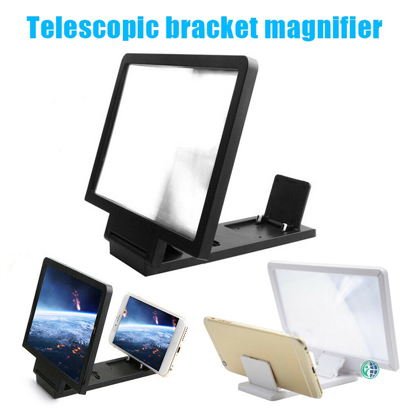 Ready Stock Folding Mobile Phone Video Screen Amplifier 3D HD Magnifier Stand Bracket @vn