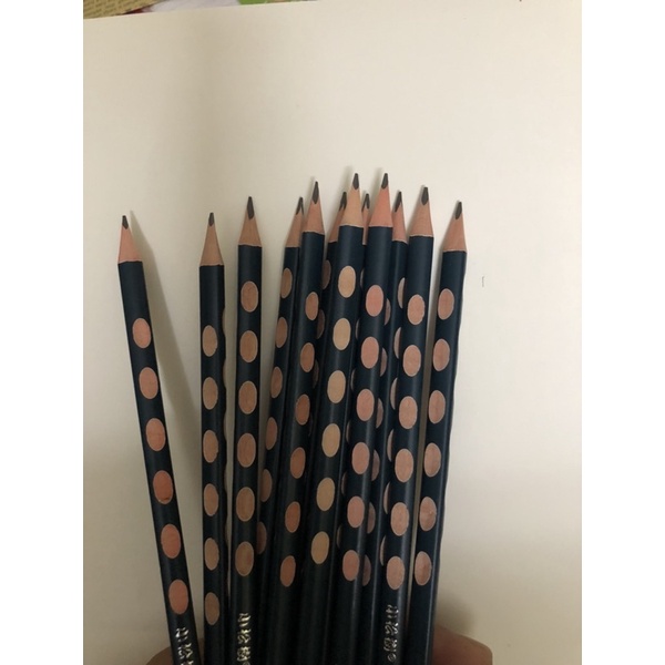 Bút chì định vị 2B set 12 chiếc kèm gọt