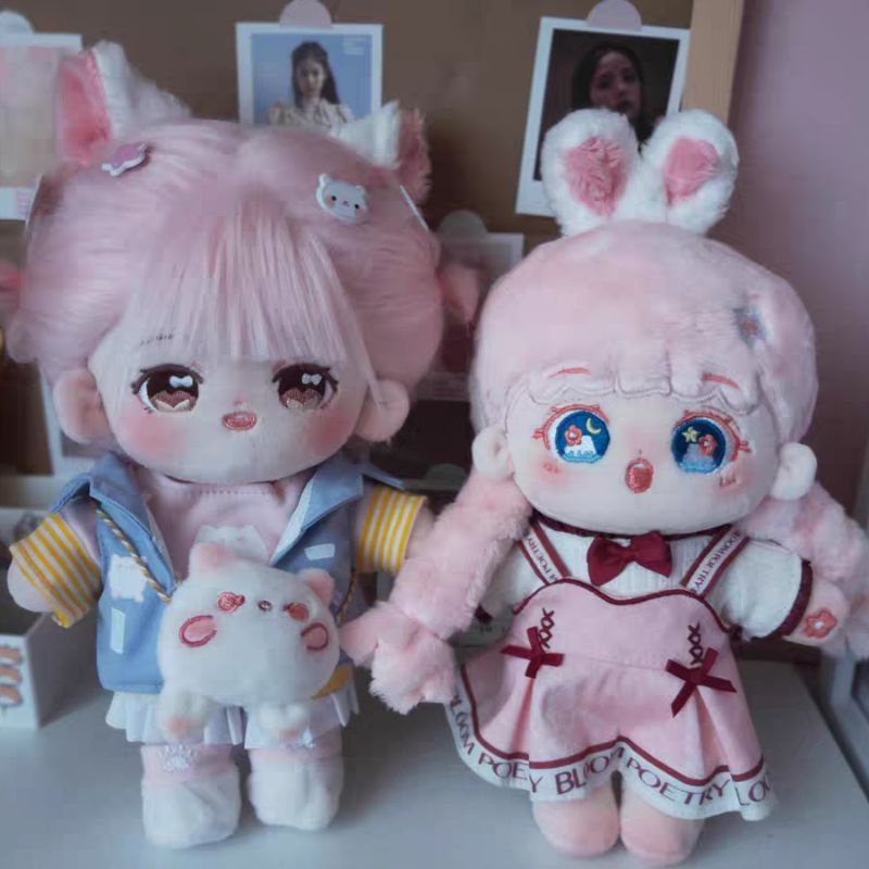 Phụ Kiện Cho Doll 15,20cm Tai Mèo, Thỏ, Cún, Gấu, Heo Cute