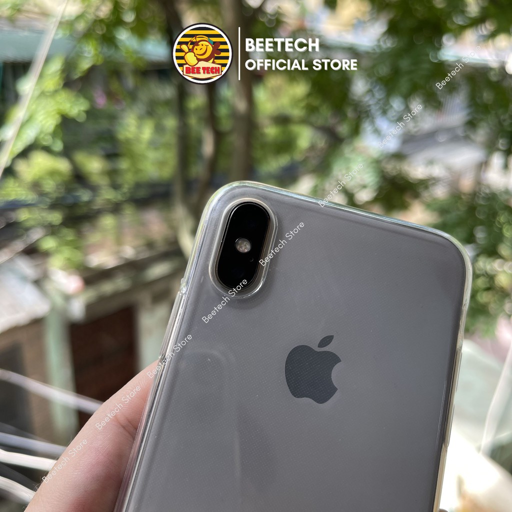 Ốp iphone trong suốt, ốp silicon cao cấp, siêu mỏng, ôm máy cho iPhone - Beetech