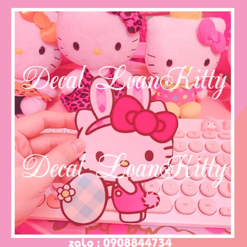 🌸LoanKitty🌸10hìnhHello kitty Decal dán tường, tranh dán tường, tranh trang trí decor phòng | BigBuy360 - bigbuy360.vn