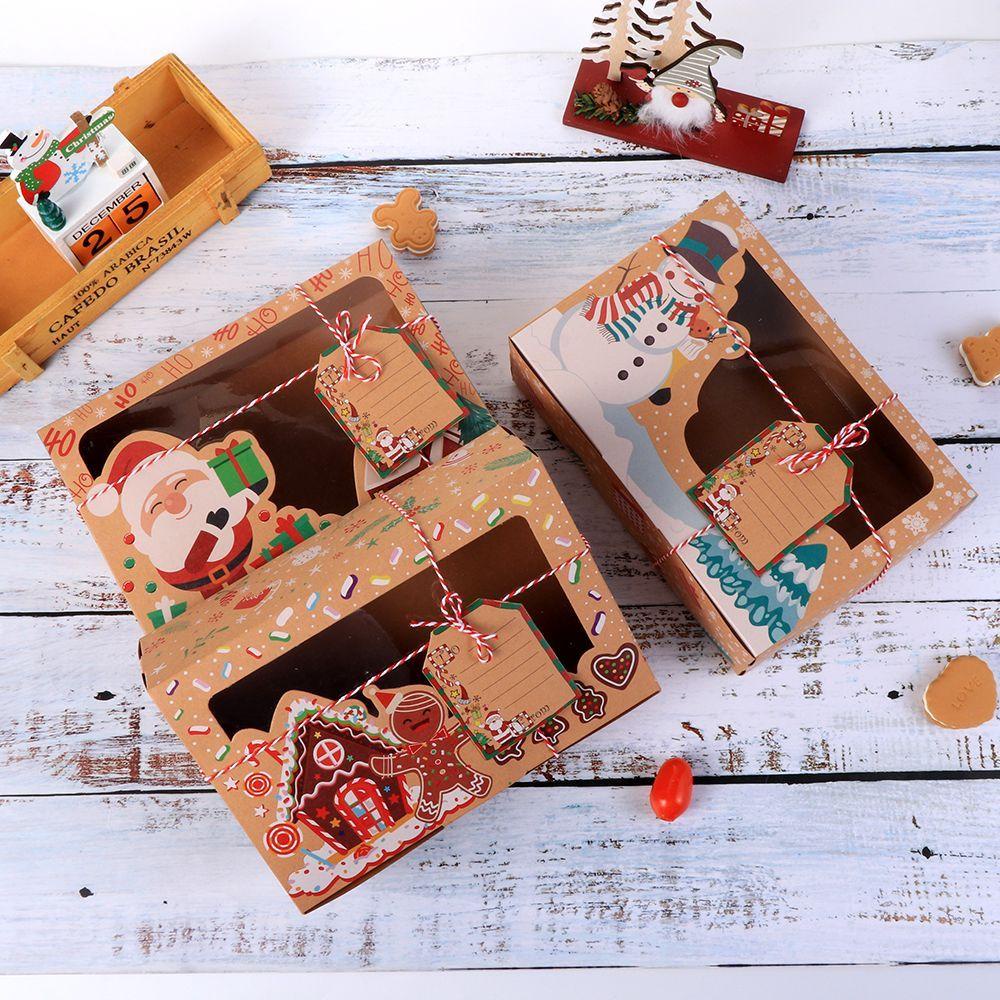 LAKAMIER Set 3 / 6 / 9 / 12 Hộp Giấy Đựng Kẹo Trang Trí Cây Thông Noel