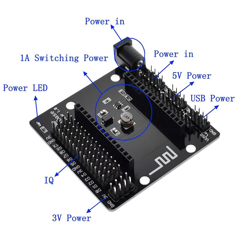 Bảng mở rộng cơ sở phát triển WIFI ESP8266 Tương thích với bảng nối đa năng NodeMcu Lua V3 | BigBuy360 - bigbuy360.vn