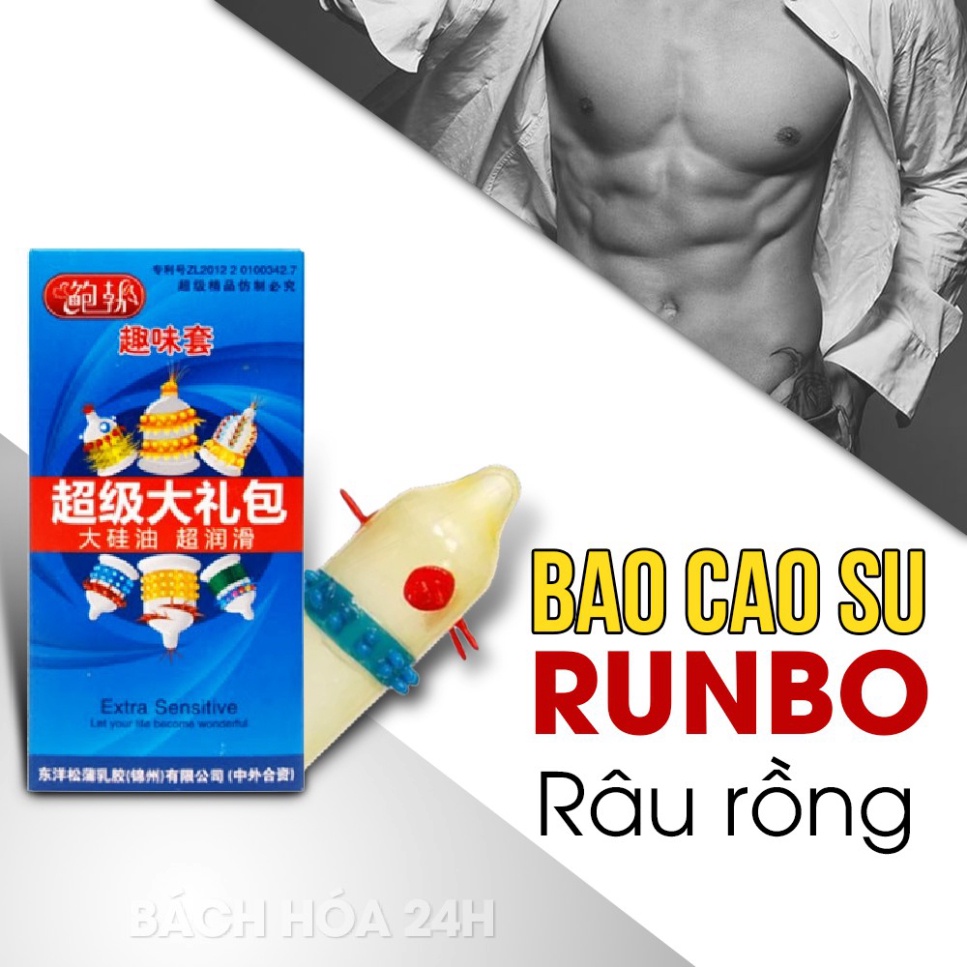 Bao Cao Su Gai Runbo Hộp 6c- Tăng Hưng Phấn Kéo Dài Quan Hệ Giúp Nàng Hưng Phấn Tột Đỉnh.