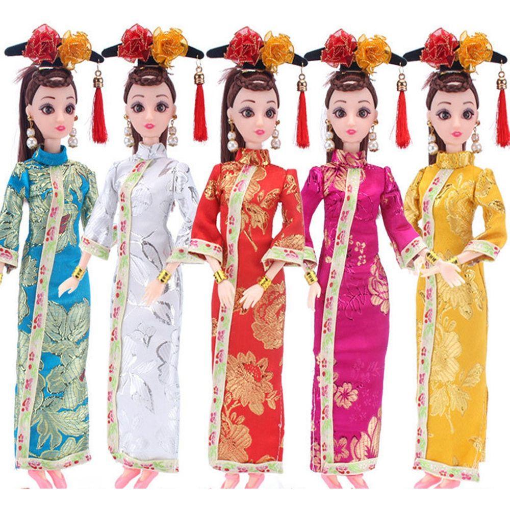 Đầm Sườn Xám Xinh Xắn Dành Cho Búp Bê 30cm