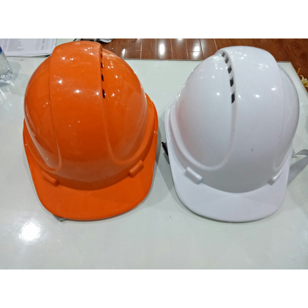 Nón bảo hộ lao động Bảo Bình thông thoáng hơi, đuôi cài Mã N.012- 2 Màu- Hình thật