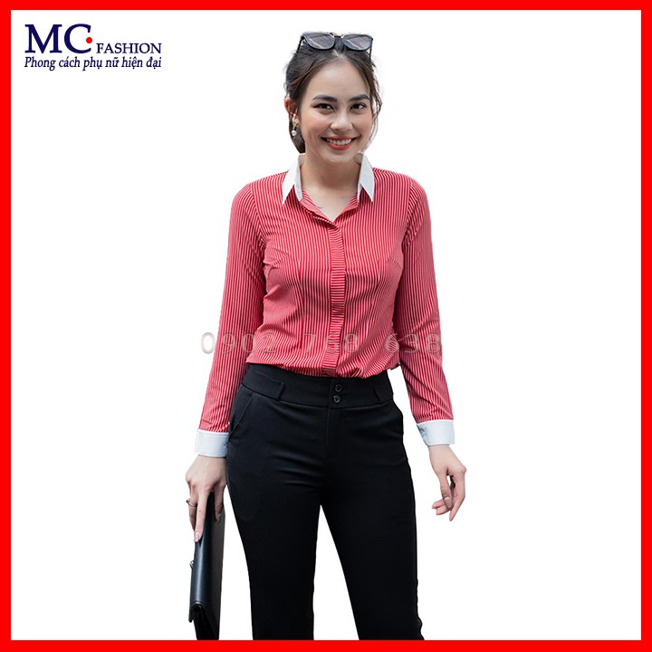 Sơ mi nữ công sở dài tay mc fashion a629