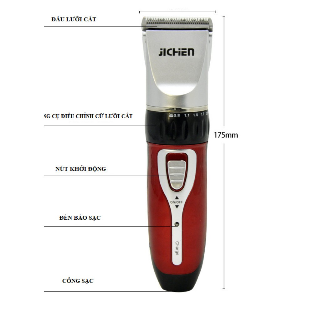 Tông đơ cắt tóc Jichen - Kemei dụng cụ cắt tóc chuyên nghiệp