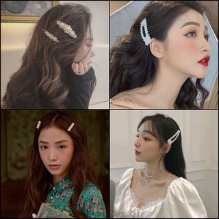 Kẹp tóc đính hạt Hàn Quốc nhiều kiểu