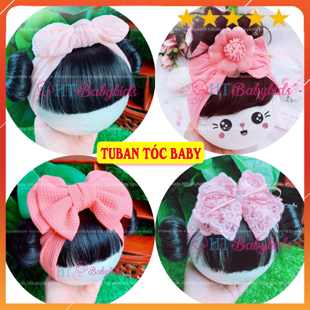 Free Ship - Băng Đô Tuban Cho Bé Gái Tóc Giả [ HÀNG LOẠI 1 ]
