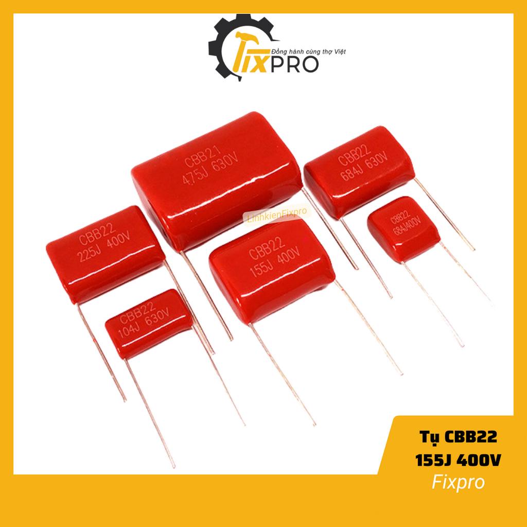 Tụ CBB 155J 400V 1.5uF 20mm chất lượng tốt