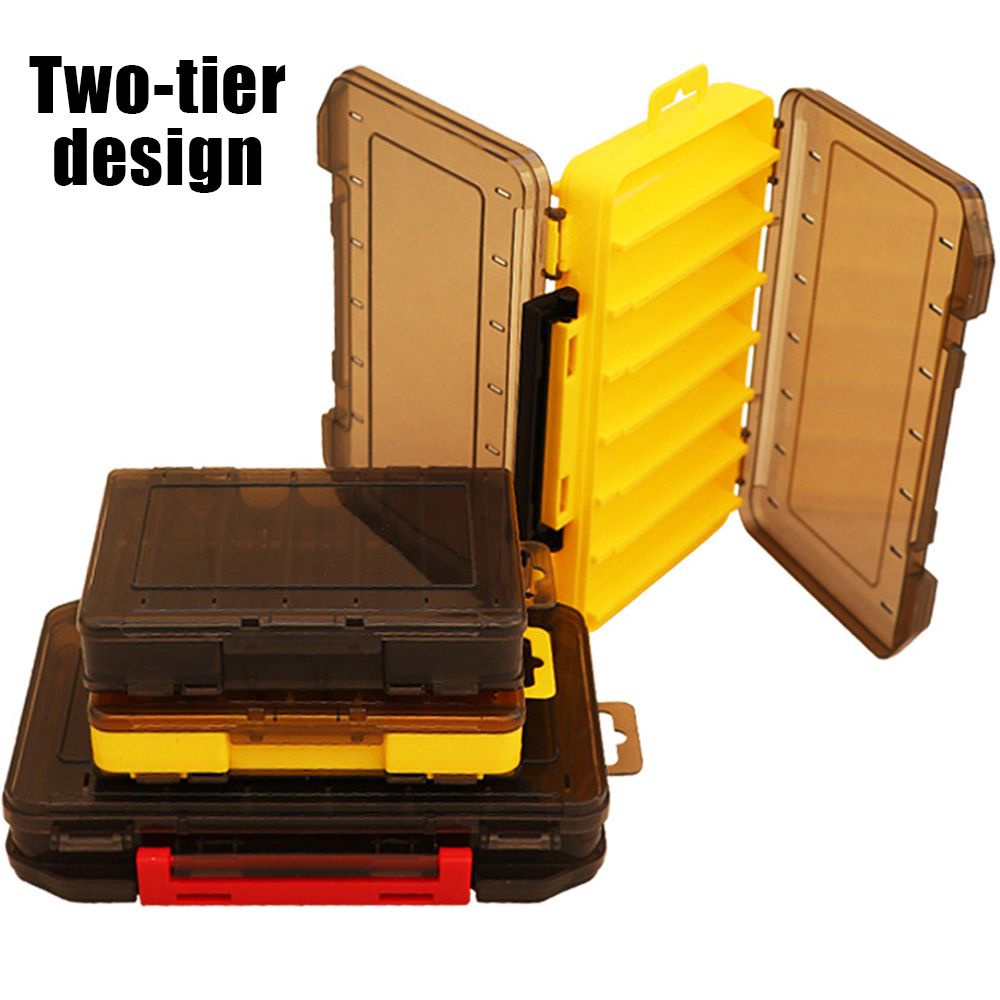 Hộp đựng mồi câu cá 12/ 14 ngăn tiện dụng