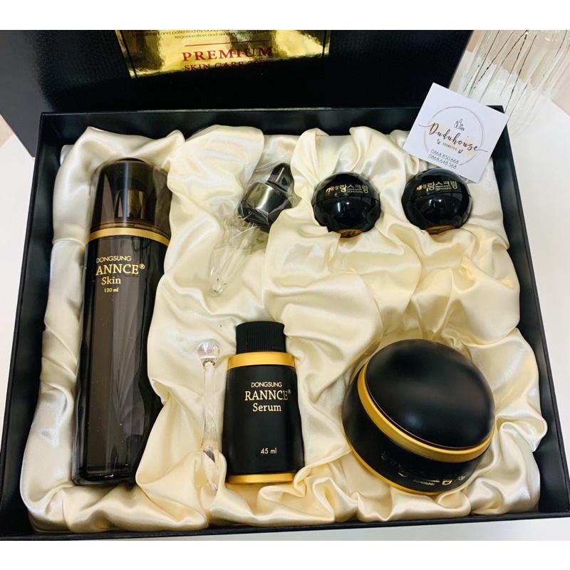 Bộ dưỡng da 5 món mờ nám Dongsung Rannce Premium Skin Care Set