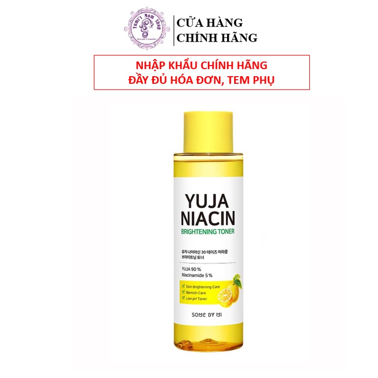 Nước Hoa Hồng Dưỡng Trắng Da Chiết Xuất Quả Thanh Yên Some By Mi Yuja Niacin 30 Days Miracle Brightening Toner 150ml