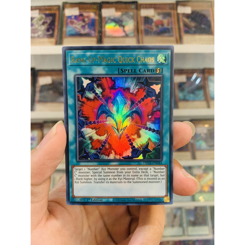 Thẻ Bài Lẻ YugiOh! Mã DLCS-EN044 - Rank-Up-Magic Quick Chaos - Ultra Rare - 1st Edition