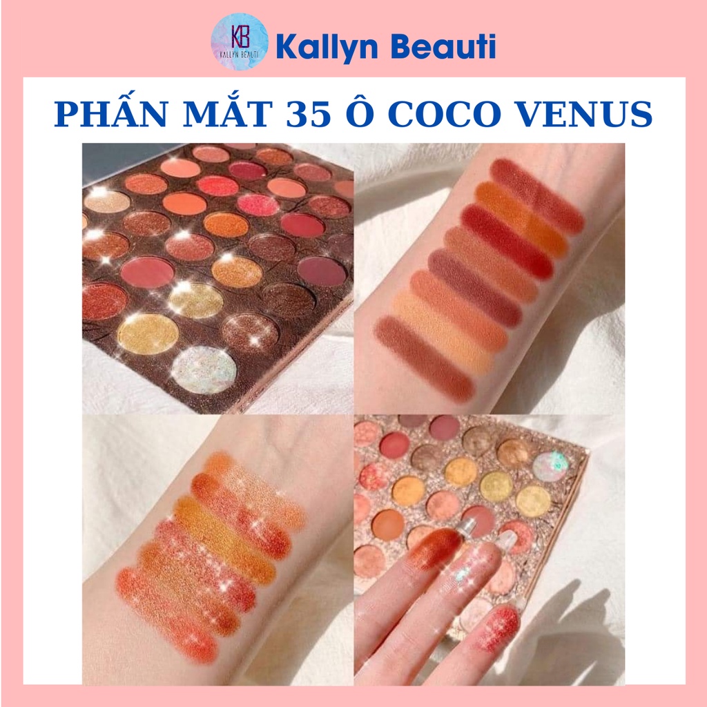 Phấn mắt Dikalu Coco Venus 35 ô cao cấp