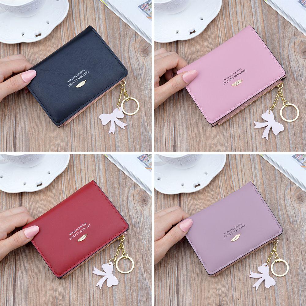 Ví Da PU Dáng Ngắn Chất Lượng Cao Thời Trang Cho Nữ Yivi1