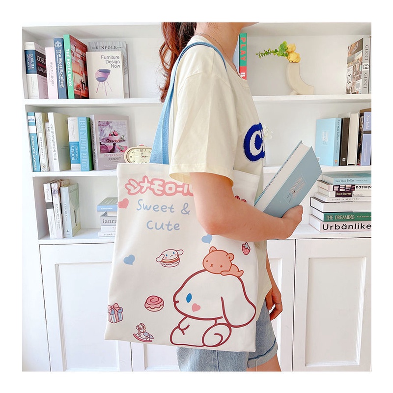Túi Xách Canvas Cỡ Lớn In Họa Tiết Hoạt Hình Chó Yugui Dễ Thương Thời Trang Cho Nữ Túi Hàn Quốc Túi đeo Chéo Nữ Túi Tote Rẻtúi Xách Nữbalo Nữ Dễ Thương