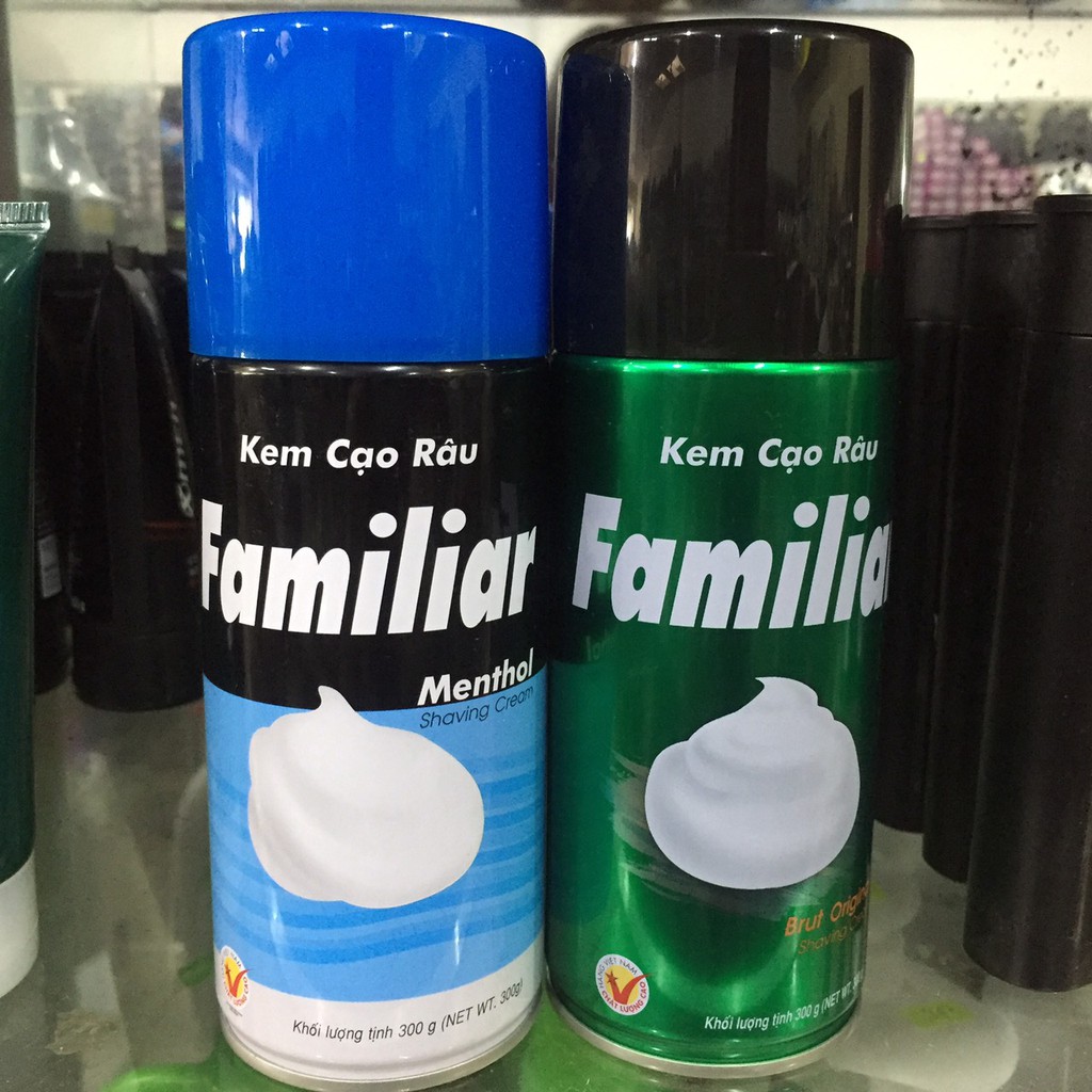 Kem  cạo râu Familiar Menthol 300g có 2 màu