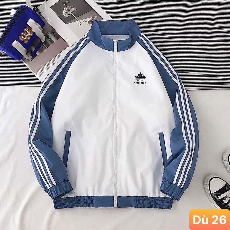 Áo khoác dù nam nữ có nón chất liệu dù gió 2 lớp cao cấp dáng form bóng chày bomber đẹp Lavado2 Nhiều mẫu mới