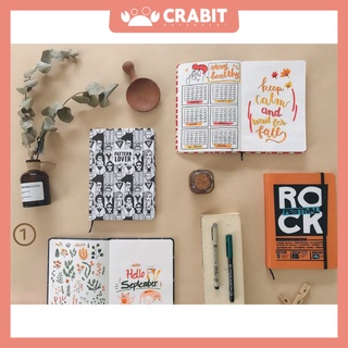 Sổ tay Crabit - COMBO "AUTUMN SPREAD" - MANG MÙA THU VÀO TRANG SỔ