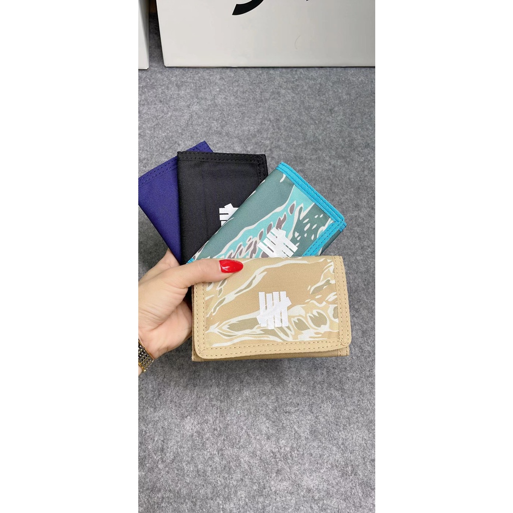 Ví gập họa tiết rằn ri thời trang cho nam và nữ