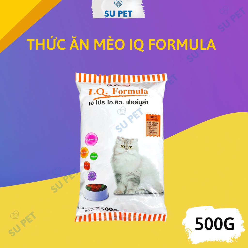 Thức ăn quốc dân cho mèo trưởng thành I.Q Formula 500g