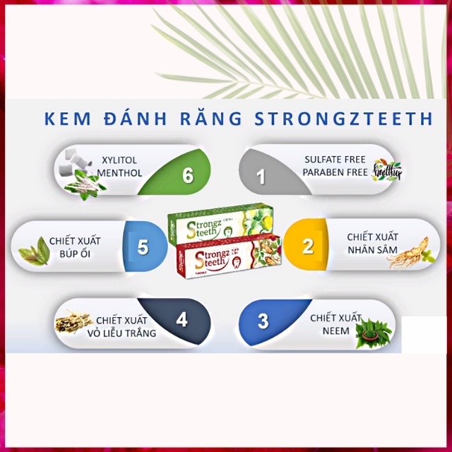 [KHÔNG CHỨA ĐỘC HẠI] Kem Đánh Răng Người Lớn Cao Cấp Strongz Teeth Tworld An Toàn Giúp Trắng Răng, Hôi Miệng, Viêm Lợi