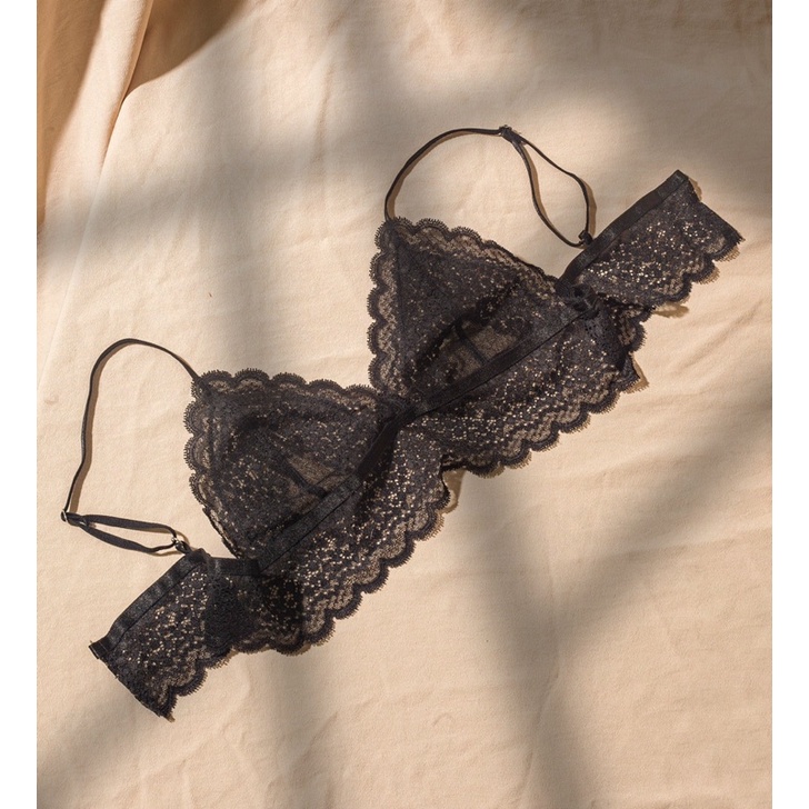 Áo Bralette Ren Noire - Lilace.studio Tự Thiết Kế ( Tặng kèm mút ) | BigBuy360 - bigbuy360.vn