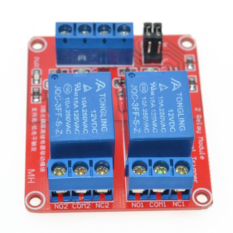 Set 1 / 2 Mô Đun Rơ Le Cách Ly Quang DC 12V 2 Kênh Chuyên Dụng Dành Cho Arduino