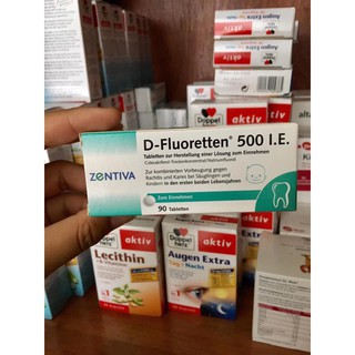 D -Fluoretten IE 500 hàng nội địa Đức đủ bill