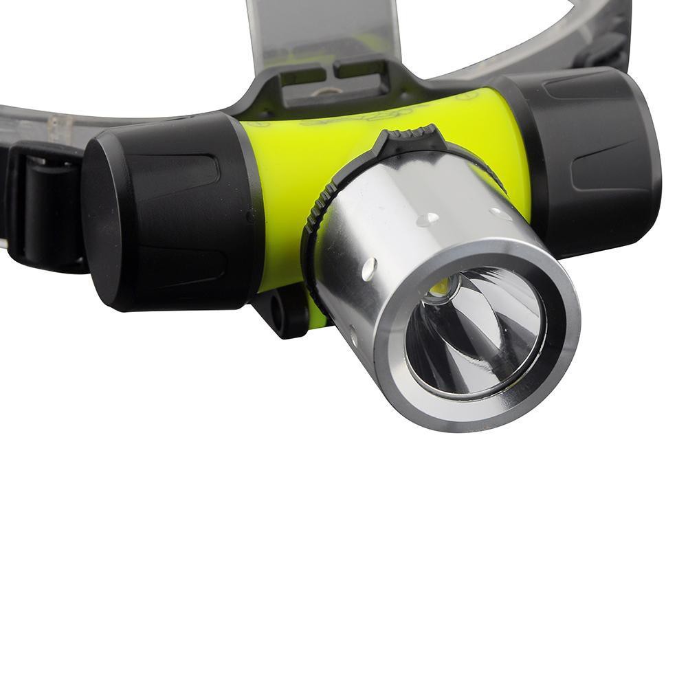 Set đèn pin LED CREE XML T6 gắn đầu chuyên dùng cho thợ lặn