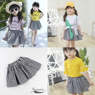 Chân váy caro bé gái Quảng Châu form đẹp cho bé 1 tuổi đến 7 tuổi, từ 8 kg đến 16 kg chất shop đẹp R02963