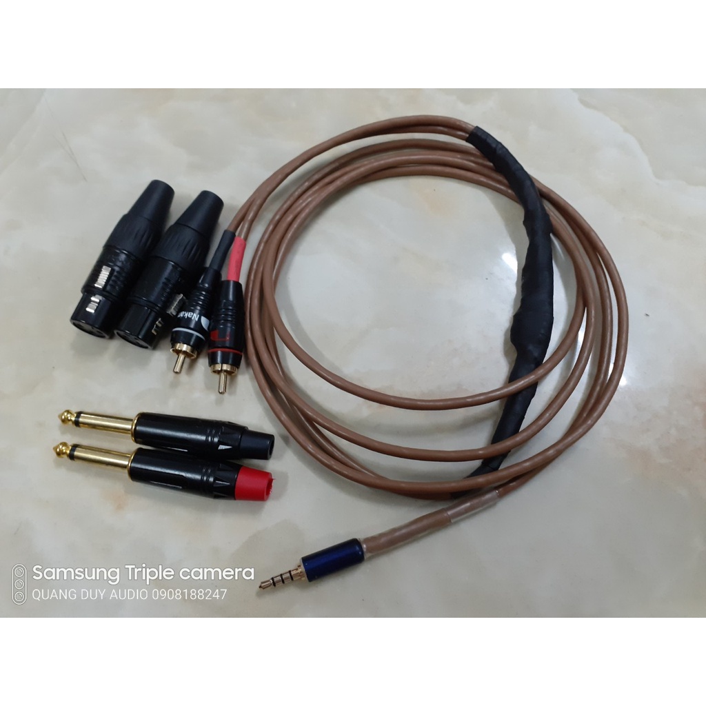 DÂY LIVE STREAM VÀ THU ÂM CHO VANG,AMPLY,LOA KÉO VỚI ĐIỆN THOẠI,MÁY TÍNH... DÀI 2 MÉT .