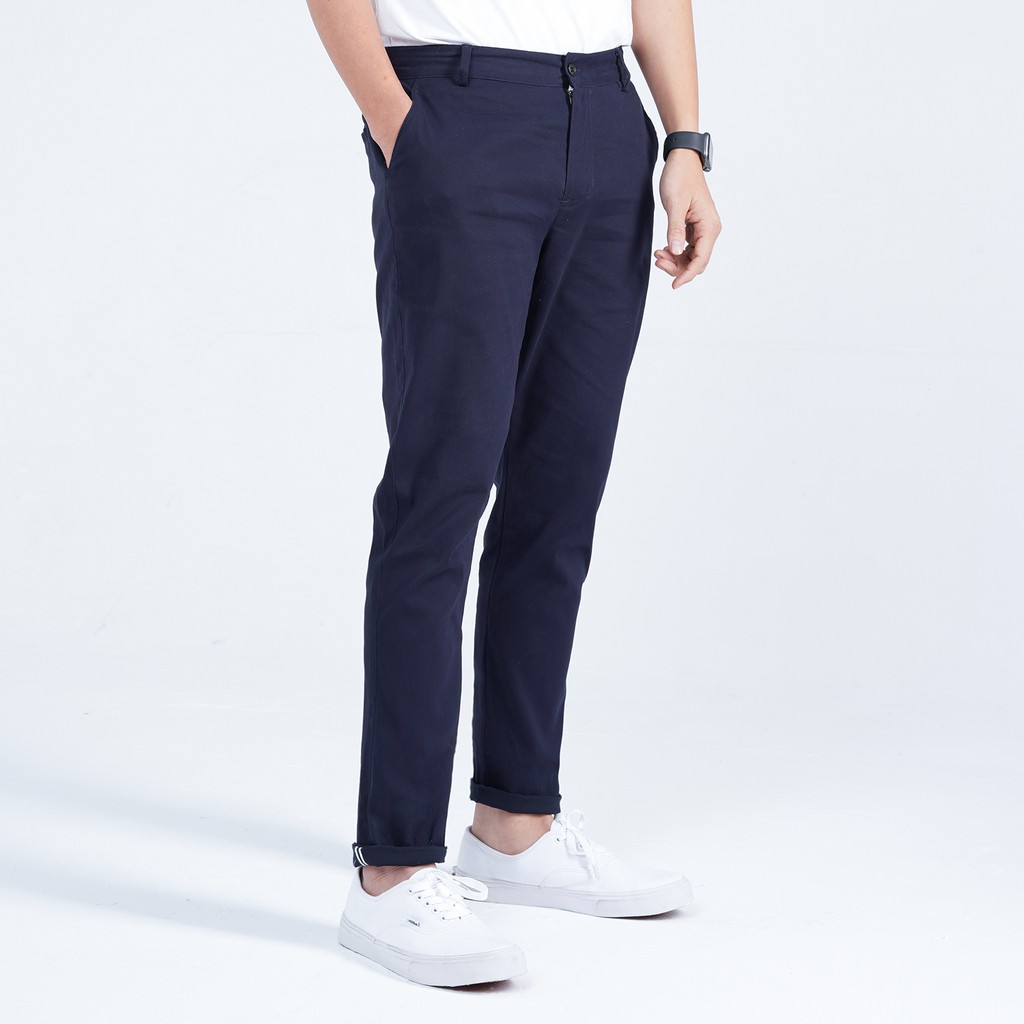 Quần kaki nam trơn R.M Menswear phong cách lịch lãm, chất kaki dày dặn, co giãn