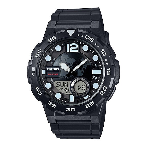 Đồng hồ nam dây nhựa Casio STANDARD AEQ-100W-1AVDF chính hãng